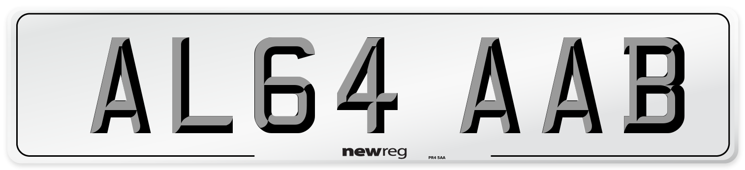 AL64 AAB Number Plate from New Reg